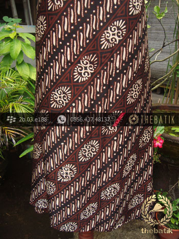 Batik Sutera Jogja Motif Parang Klithik Seling