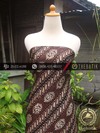 Batik Sutera Jogja Motif Parang Klithik Seling