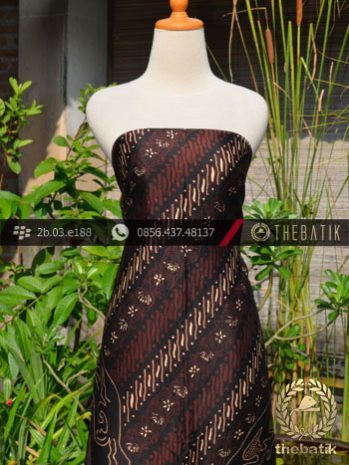 Batik Sutera Jogja Motif Parang Lukis Kombinasi