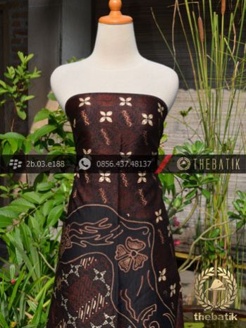 Batik Sutera Jogja Motif Pulau Lukis Kombinasi