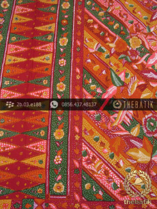 Batik Tulis Cirebon Motif Tumpal Buketan-1
