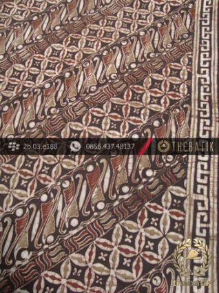 Kain Batik Warna Alam Motif Parang Kontemporer-2