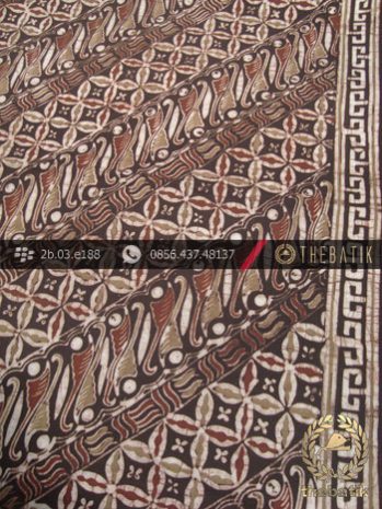Kain Batik Warna Alam Motif Parang Kontemporer-2