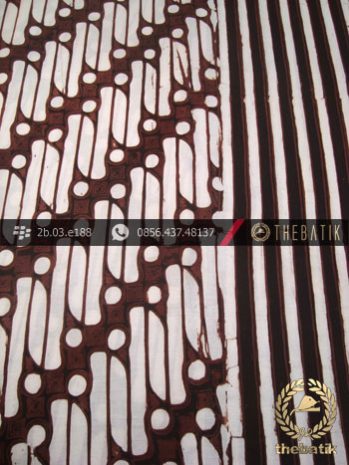 Kain Batik Cap Motif Parang Barong Seling Garis