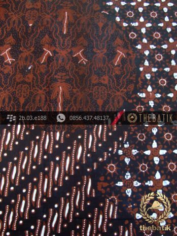 Kain Batik Cap Tulis Jogja Motif Parang Klithik Kombinasi