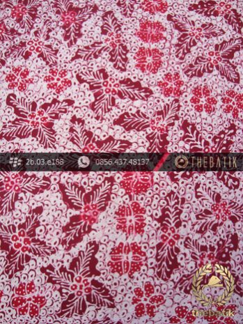 Batik Tulis Jogja Motif Bantulan Gringsing Merah