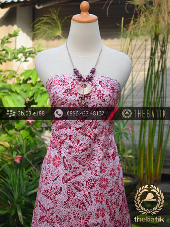 Batik Tulis Jogja Motif Bantulan Gringsing Merah