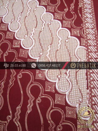 Batik Cap Tulis Jogja Motif Parang Barong Marun