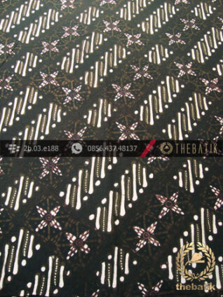 Kain Batik Cap Tulis Jogja Motif Parang Kotak Hijau