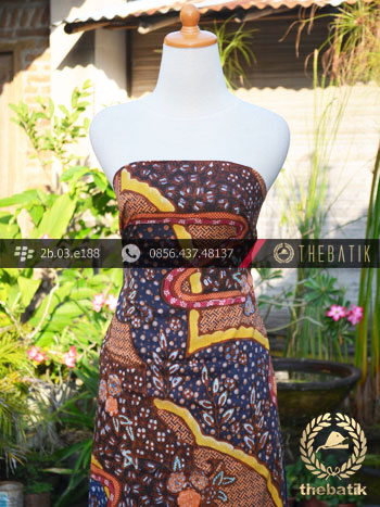 Kain Batik Sutera Motif Kombinasi