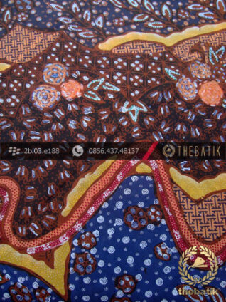Kain Batik Sutera Motif Kombinasi