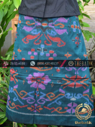 Kain Tenun Indonesia Motif Bunga Tosca