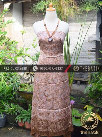 Kain Batik Sutera Motif Pesisiran Pink Lawasan