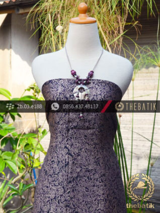 Bahan Batik Sutera Motif Lawasan Ungu