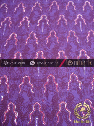 Batik Cap Tulis Jogja Motif Kantil Ungu-2