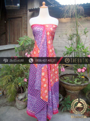 Batik Cap Tulis Motif Pulau Warna Kontemporer