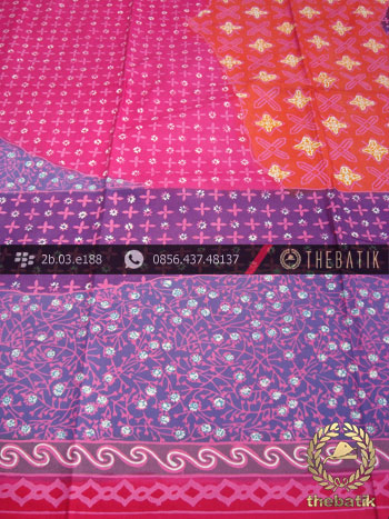 Batik Cap Tulis Motif Pulau Warna Kontemporer