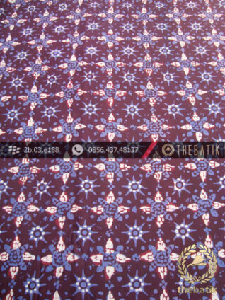 Batik Cap Tulis Jogja Motif Nithik Cakar Ungu