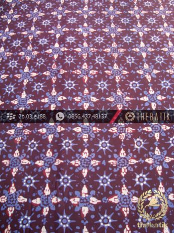 Batik Cap Tulis Jogja Motif Nithik Cakar Ungu