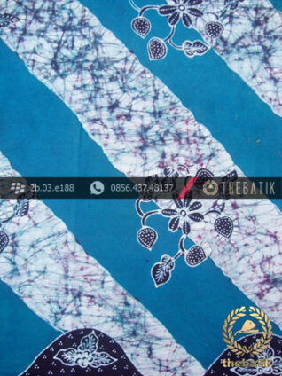 Batik Tulis Jogja Motif Lereng Remukan Biru