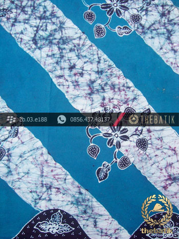 Batik Tulis Jogja Motif Lereng Remukan Biru