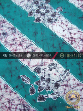 Batik Tulis Jogja Motif Lereng Remukan Tosca