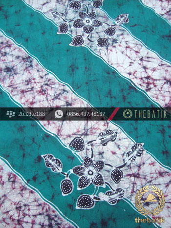 Batik Tulis Jogja Motif Lereng Remukan Tosca