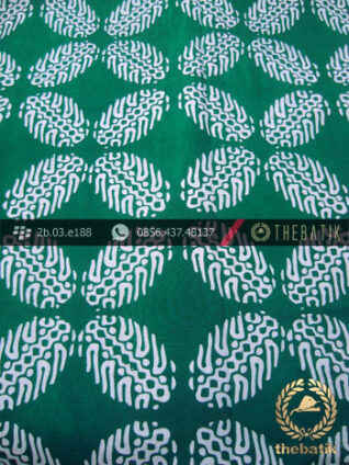 Batik Cap Motif Bligon Hijau Kelengan