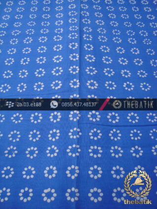 Batik Cap Motif Truntum Biru Kelengan