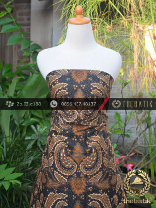 Kain Batik Cap Solo Motif Kokrosono Soga Genes