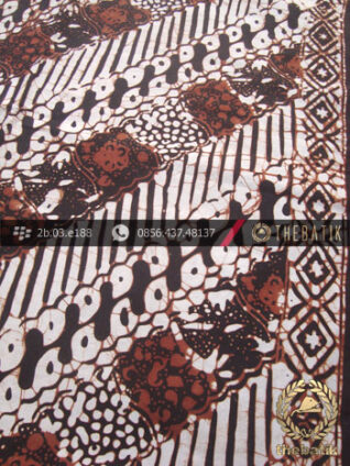Kain Batik Cap Jogja Klasik Motif Parang Sogan