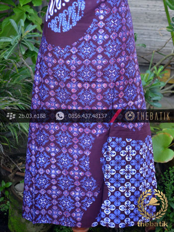 Batik Cap Tulis Jogja Motif Parang Pulau Biru Kombinasi
