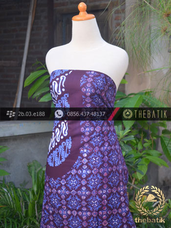 Batik Cap Tulis Jogja Motif Parang Pulau Biru Kombinasi