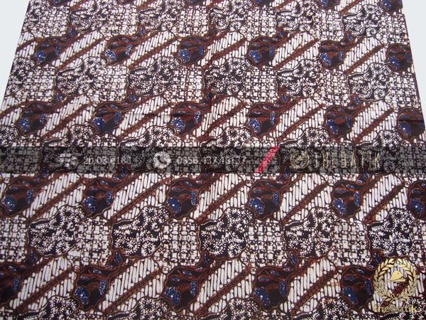 Kain Batik Cap Jogja Motif Sekarjagad Sogan
