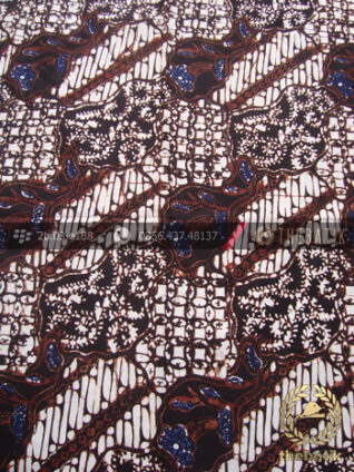 Kain Batik Cap Jogja Motif Sekarjagad Sogan