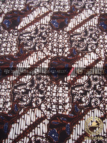 Kain Batik Cap Jogja Motif Sekarjagad Sogan