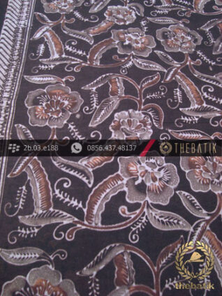 Kain Batik Warna Alam Motif Ceplok Bunga