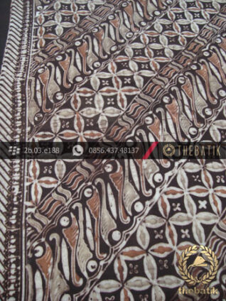 Kain Batik Warna Alam Motif Parang