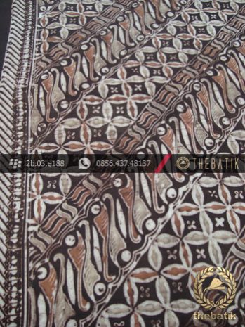 Kain Batik Warna Alam Motif Parang