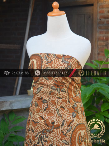 Batik Cap Tulis Solo Motif Babon Angrem