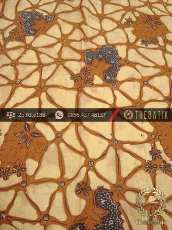 Batik Cap Tulis Solo Motif Daun Kombinasi