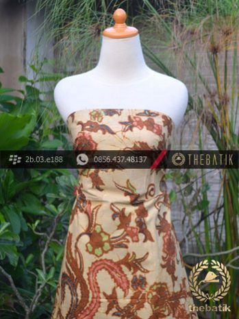 Batik Cap Tulis Solo Motif Peksi Kombinasi