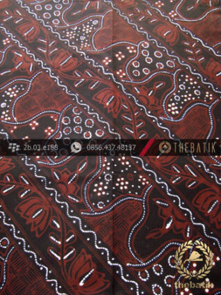 Kain Batik Tulis Jogja Motif Sekarjagad Lereng Hitam