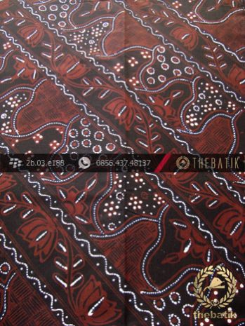 Kain Batik Tulis Jogja Motif Sekarjagad Lereng Hitam