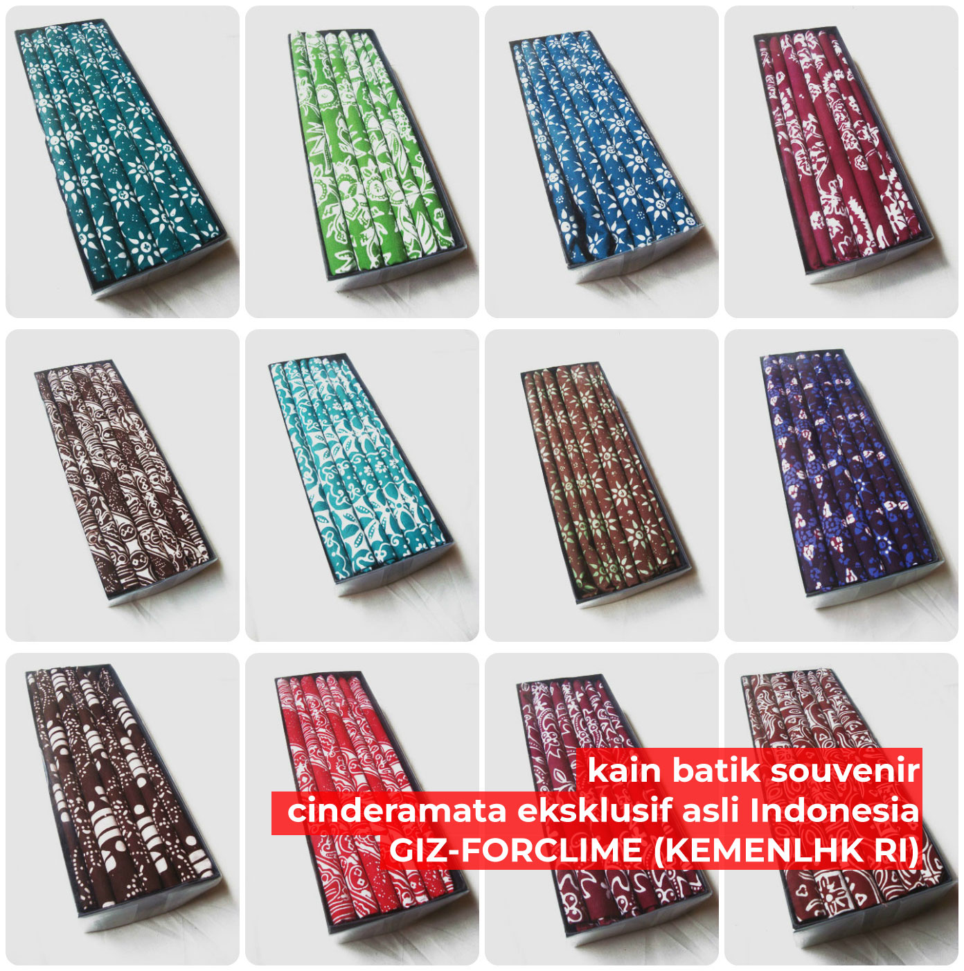 Souvenir Kain Batik untuk Tamu Internasional GIZ FORCLIME
