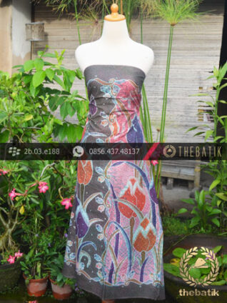 Batik Cap Tulis Motif Tulip Besar Kontemporer