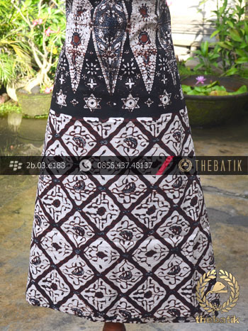 Batik Cap Jogja Motif Sido Mulyo Tumpal