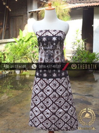 Batik Cap Jogja Motif Sido Mulyo Tumpal