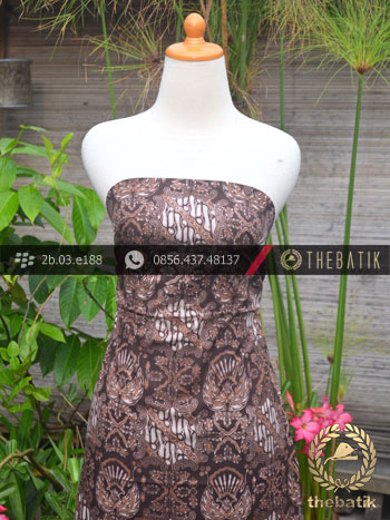 Kain Batik Warna Alam Motif Putri Solo