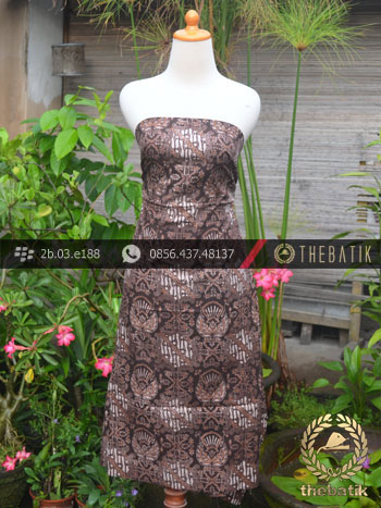 Kain Batik Warna Alam Motif Putri Solo